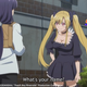 Two characters introduce themselves to each other in a scene from anime Peach Boy Riverside.